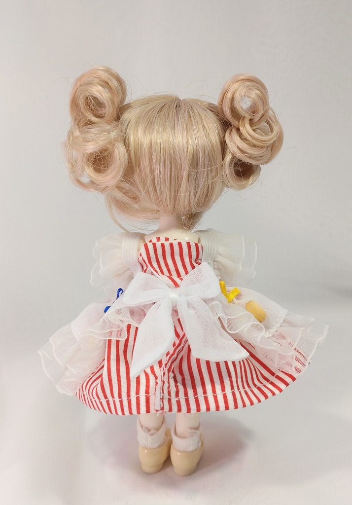 【オビツ11】食いしん坊ドレス・赤