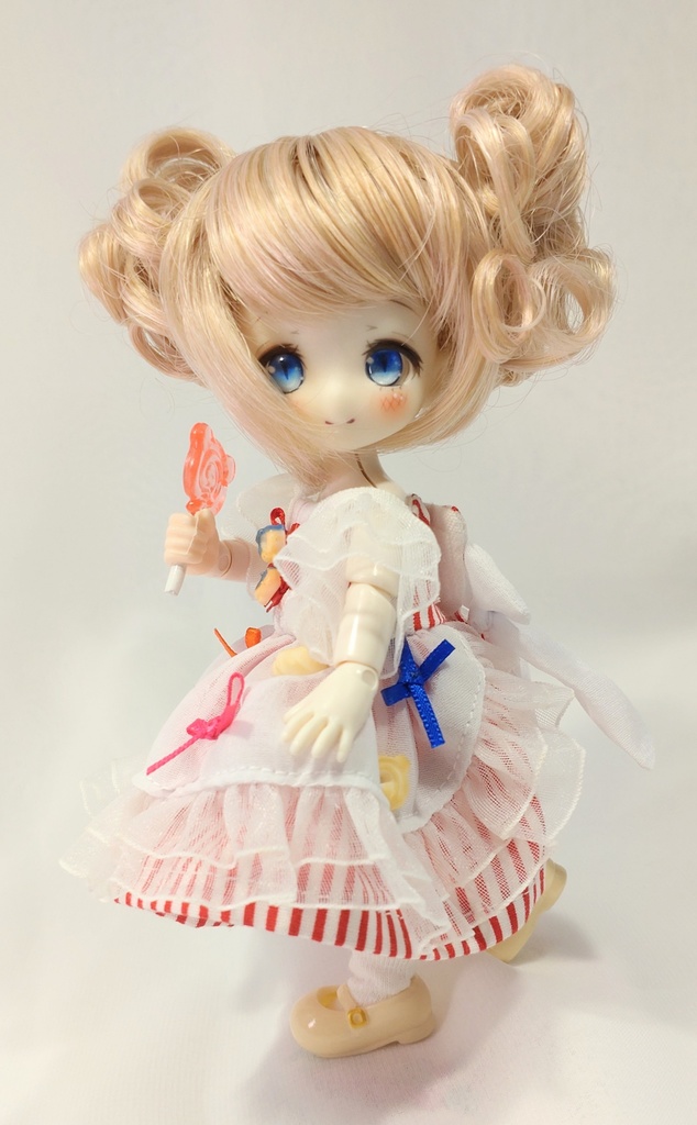 【オビツ11】食いしん坊ドレス・赤