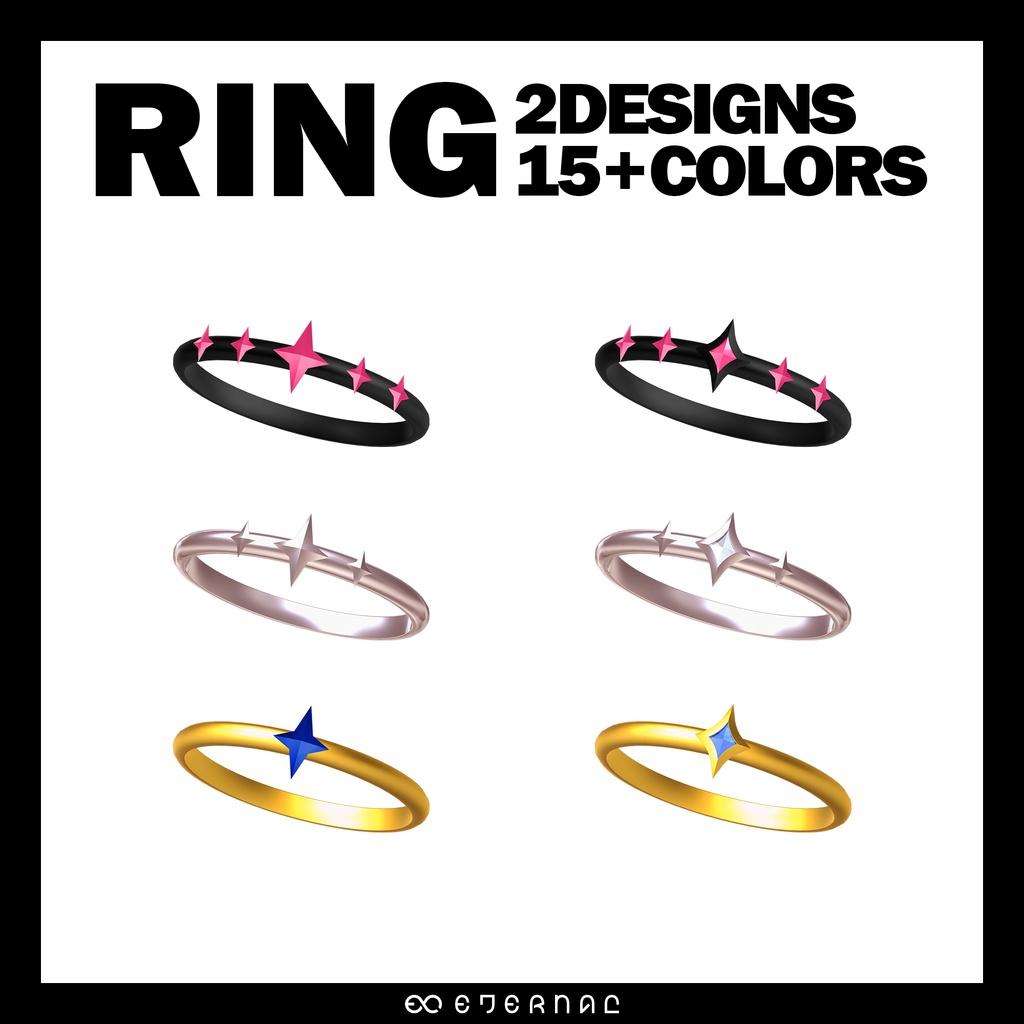 Star Halo Ring Accessories