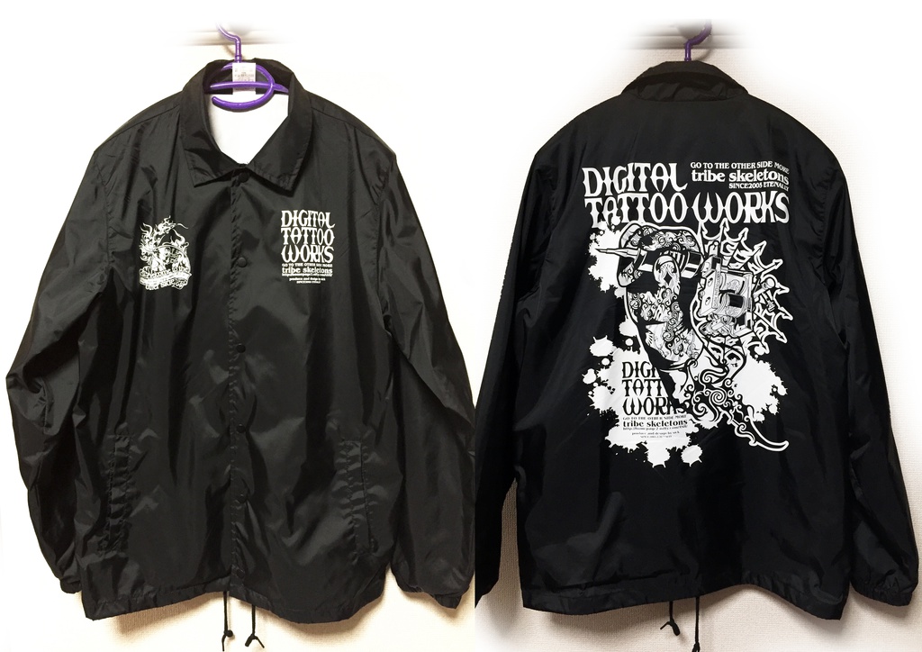 DIGITAL TATTOO WORKS 受注生産 コーチジャケット2019