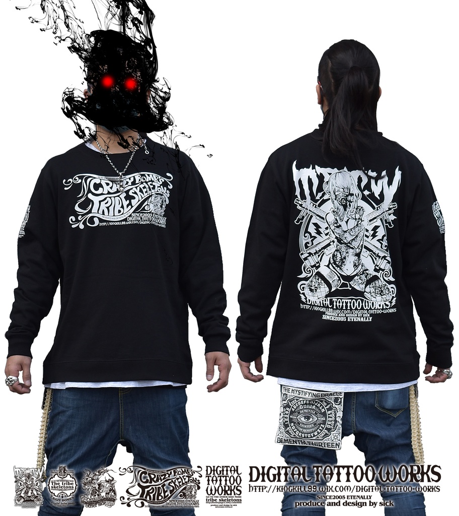 DIGITAL TATTOO WORKS 受注生産 トレーナー2021