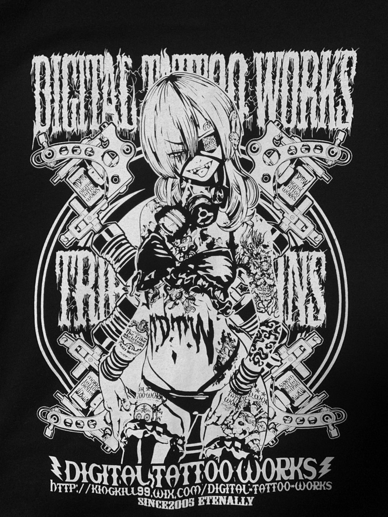 DIGITAL TATTOO WORKS 受注生産 トレーナー2024