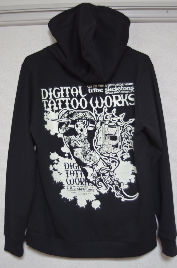 DIGITAL TATTOO WORKS 受注生産 パーカー