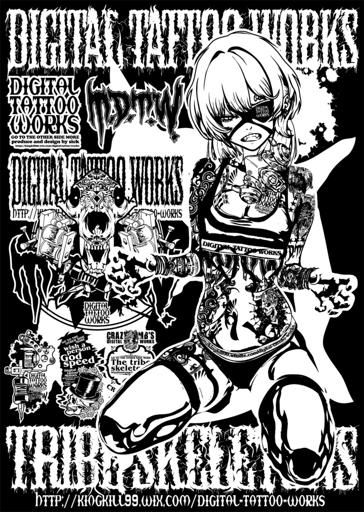 DIGITAL TATTOO WORKS 受注生産 ワークシャツ2026