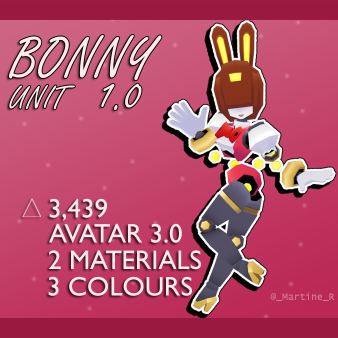 Bonny Unit 1.0 [VRChat Compatible 3D Model]
