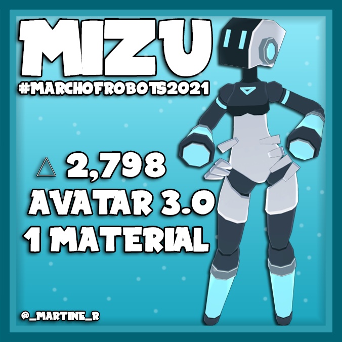 Mizu [VRChat Compatible 3D Model]