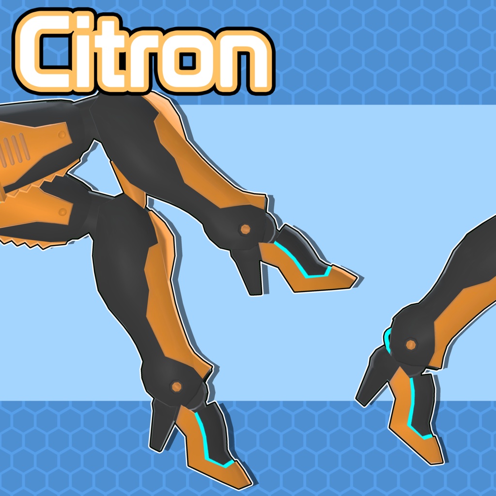 [Citron] 3D Model (VRChat Avatar Attachment)
