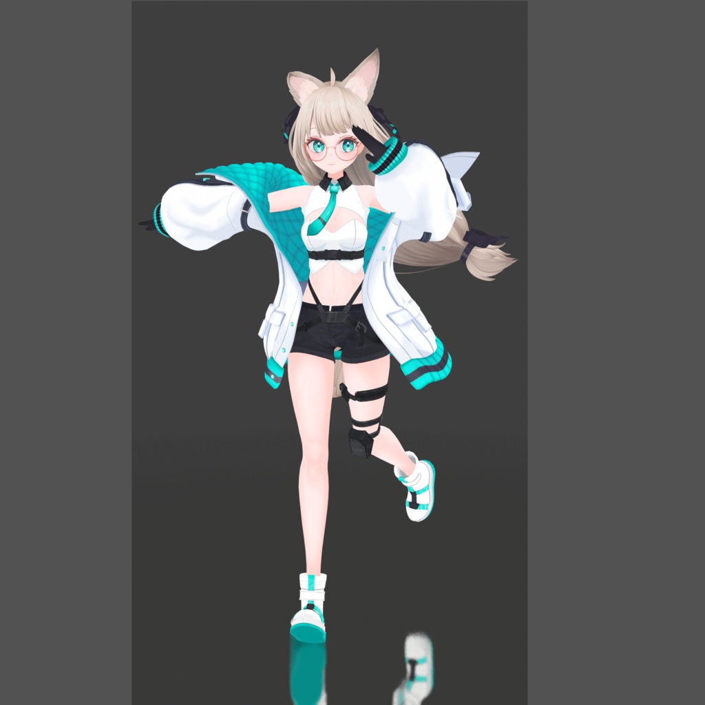 [無料配布] KIMIKO VRM 3D Model