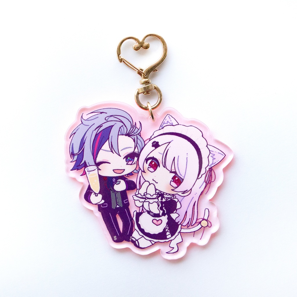 非公式 暗殺一家アクリルキーホルダー ホスト メイドver ぎんめだいやさん Booth