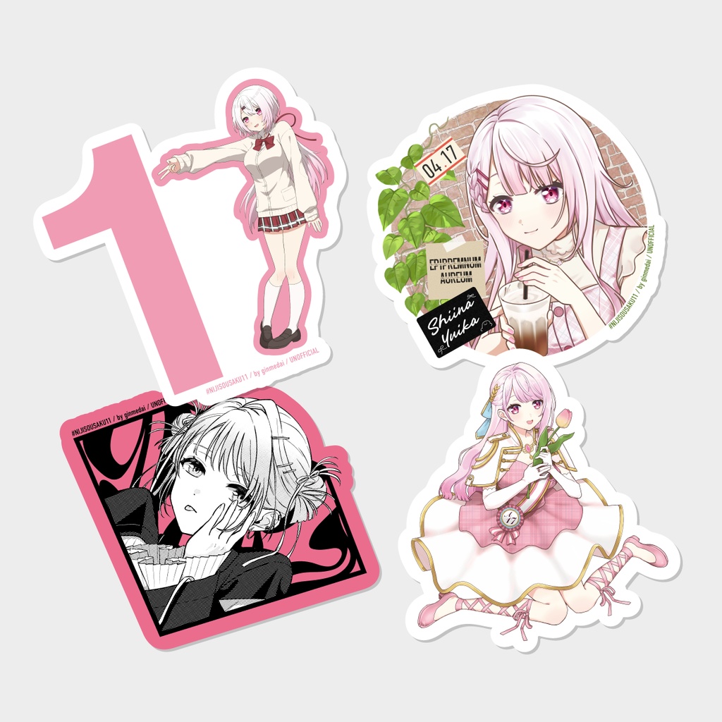 【非公式】ダイカットカード4種セット