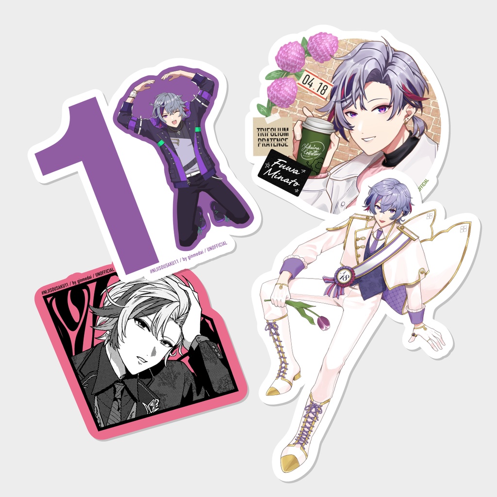 【非公式】ダイカットカード4種セット