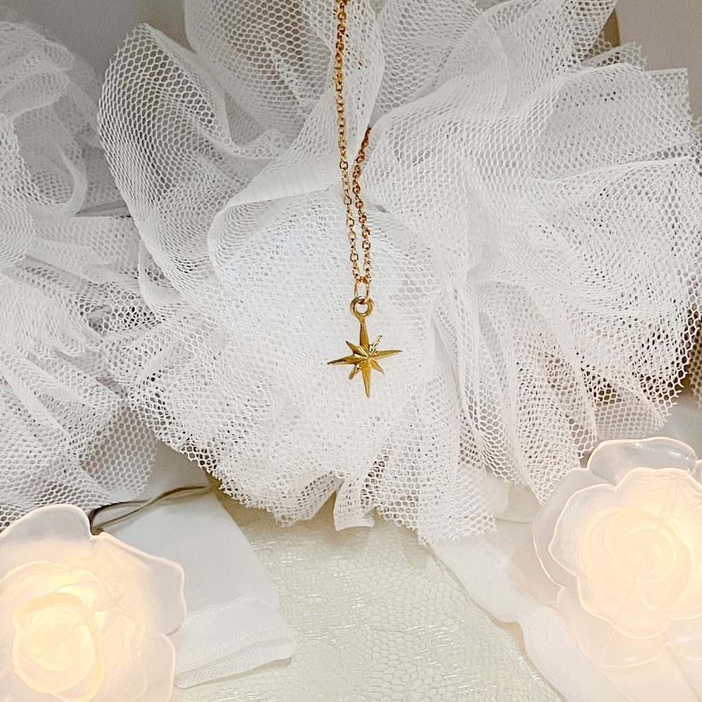 きらめく一等星のネックレス ぬい用