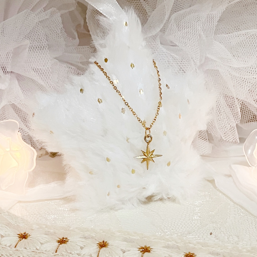 きらめく一等星のネックレス ぬい用
