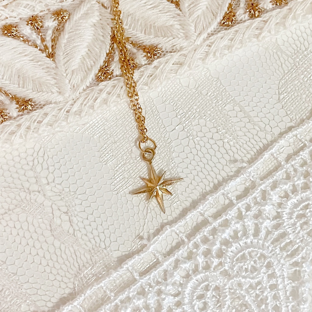 きらめく一等星のネックレス ぬい用