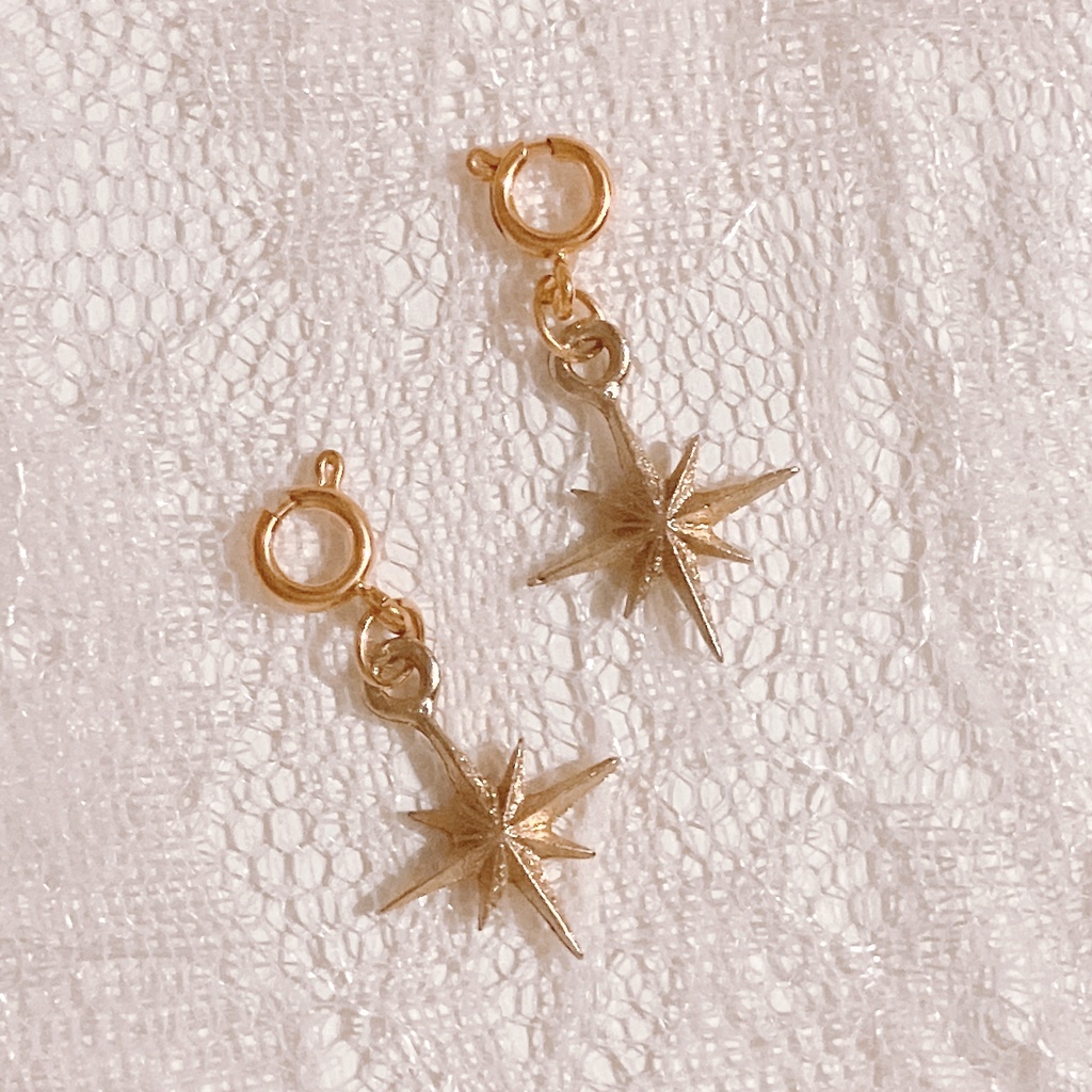 きらめく一等星のイヤリング ぬい用