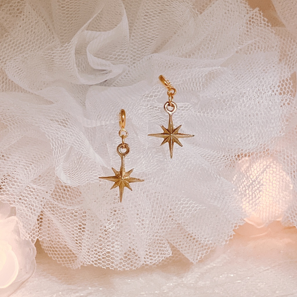 きらめく一等星のイヤリング ぬい用