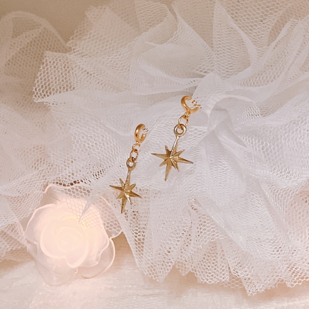 きらめく一等星のイヤリング ぬい用