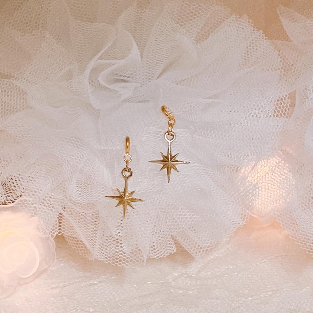 きらめく一等星のイヤリング ぬい用