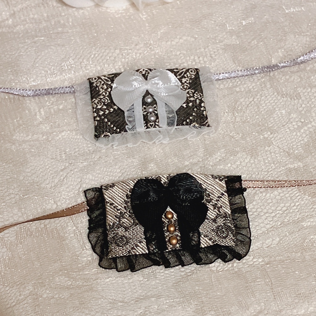 【リボン変更】【スタイ】Noblesse oblige Square Bib