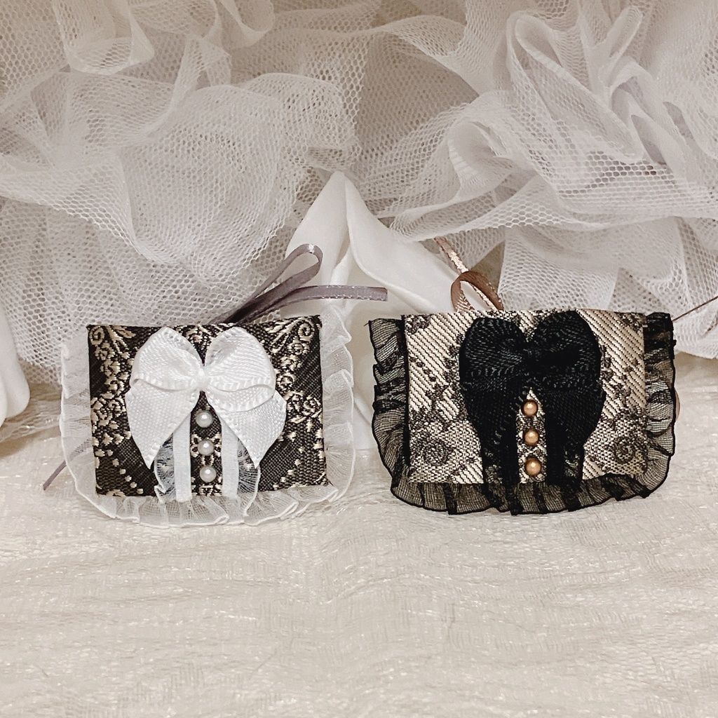 【リボン変更】【スタイ】Noblesse oblige Square Bib