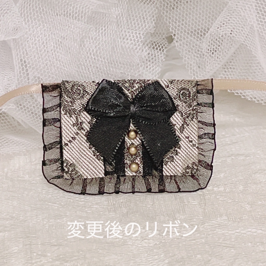 【リボン変更】【スタイ】Noblesse oblige Square Bib