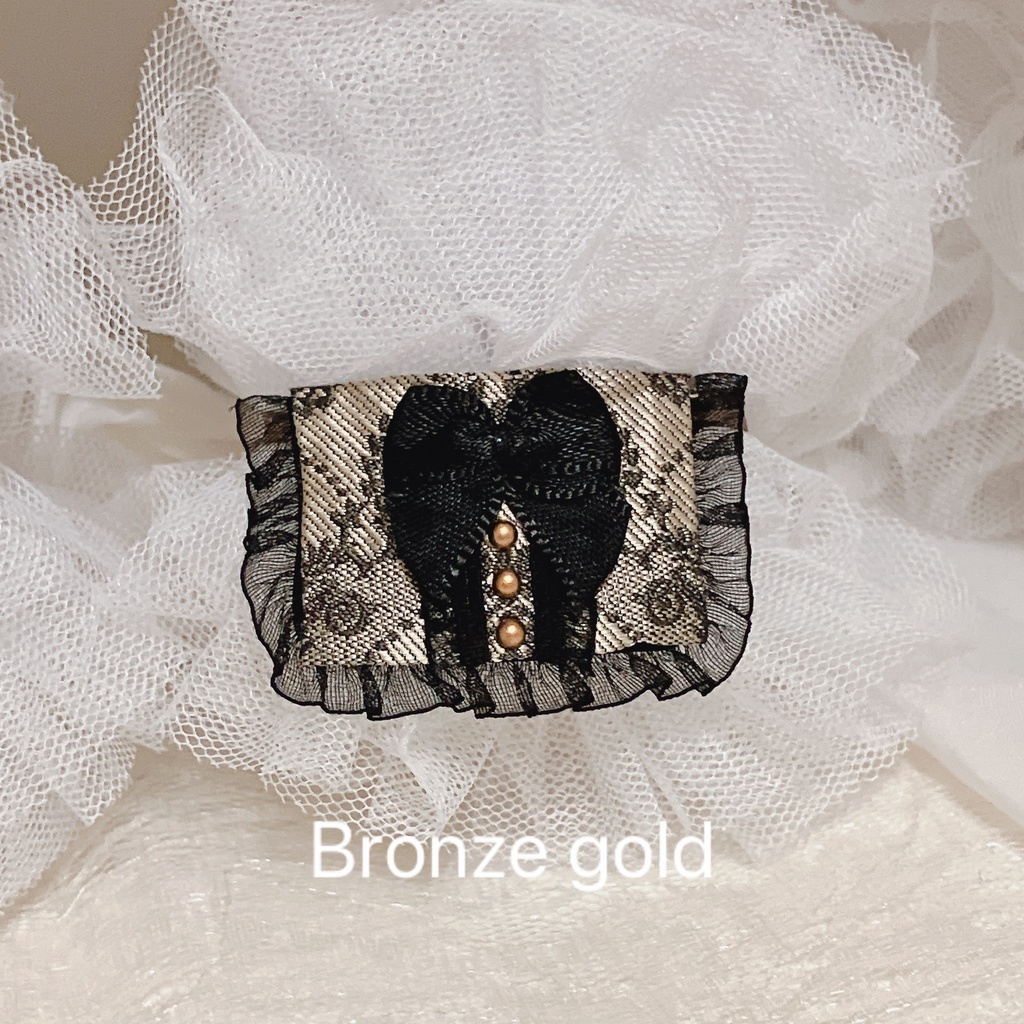 【リボン変更】【スタイ】Noblesse oblige Square Bib