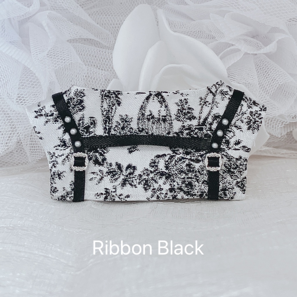 【にじぱぺっと】Toile de Jouy × harness 🖤🤍