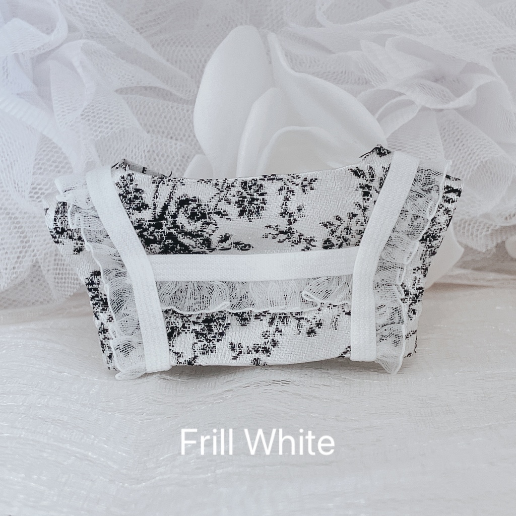 【にじぱぺっと】Toile de Jouy × harness 🖤🤍