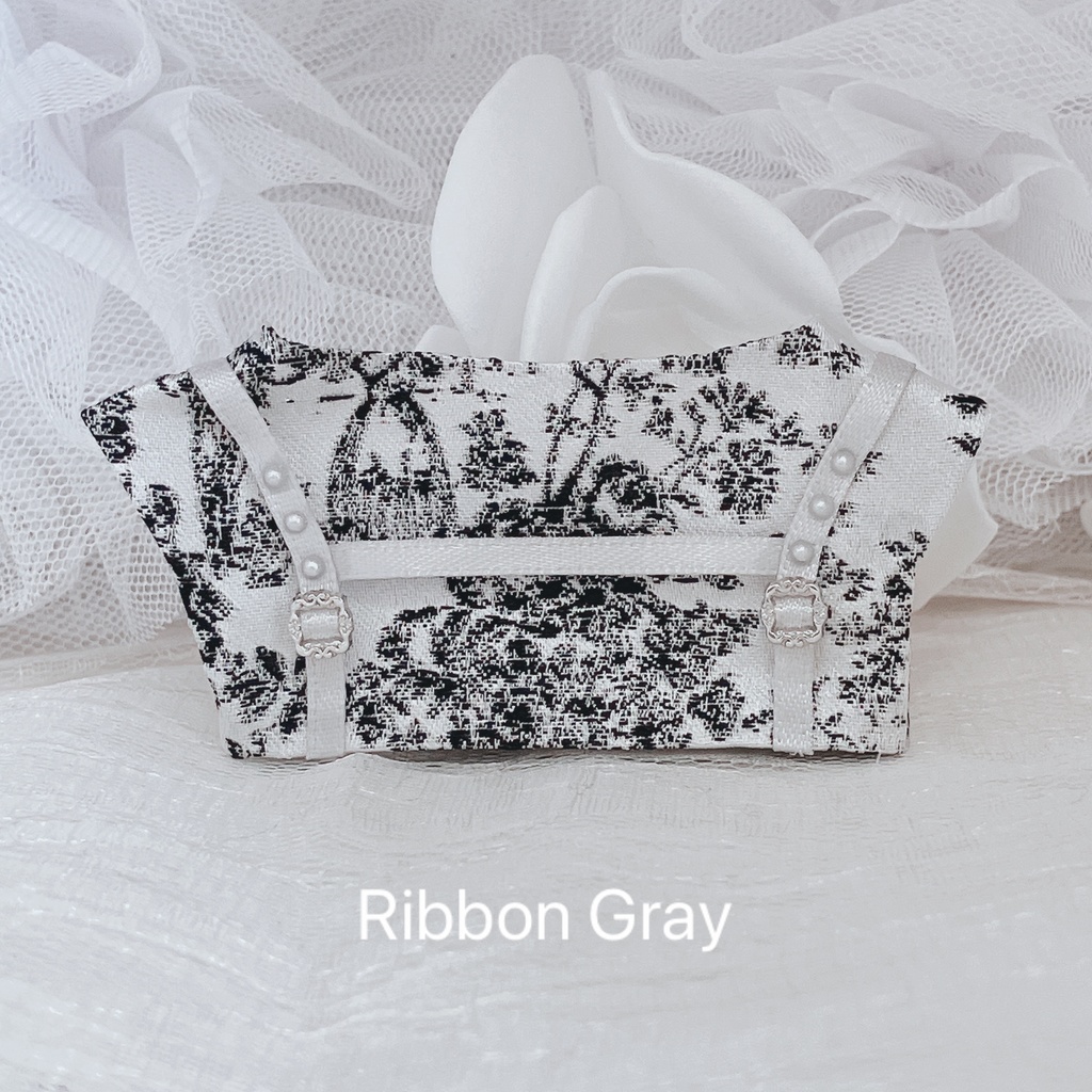 【にじぱぺっと】Toile de Jouy × harness 🖤🤍