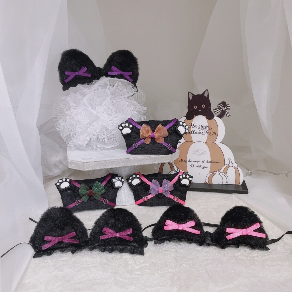 【ハロウィン限定】【にじぱぺっと】Black Cat Halloween Set 🐈‍⬛