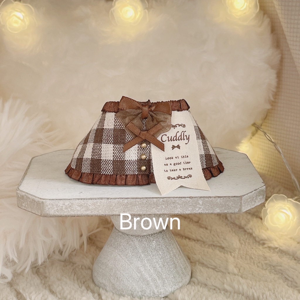 【にじぱぺっと】【ちびぐるみ】Brown Wrapping Poncho🤎