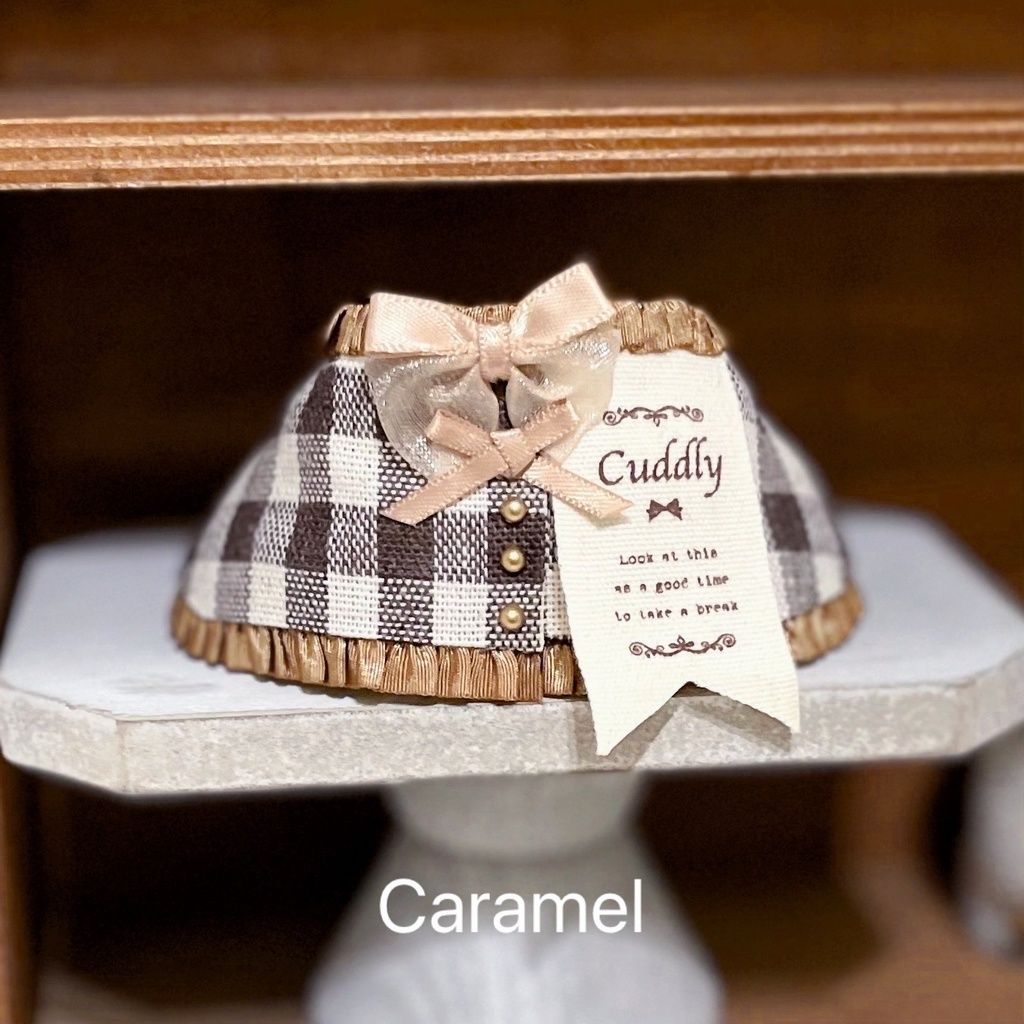 【にじぱぺっと】【ちびぐるみ】Brown Wrapping Poncho🤎