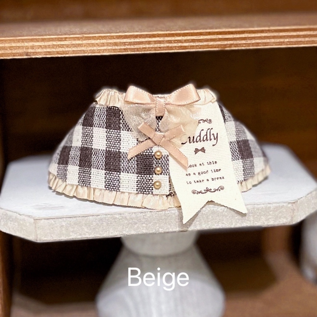 【にじぱぺっと】【ちびぐるみ】Brown Wrapping Poncho🤎