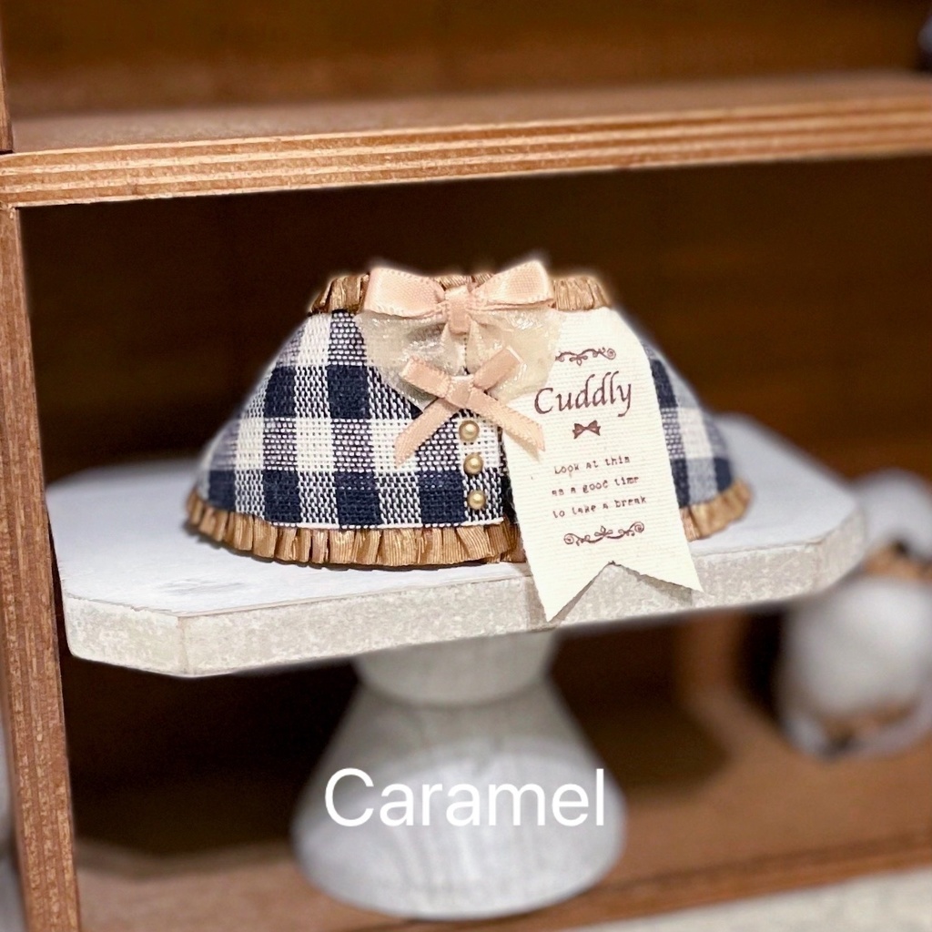 【にじぱぺっと】【ちびぐるみ】Navy Wrapping Poncho💙