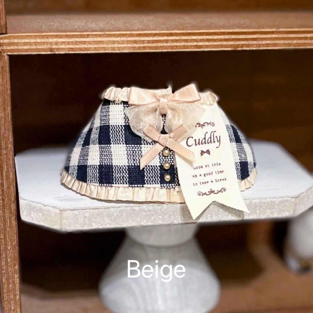 【にじぱぺっと】【ちびぐるみ】Navy Wrapping Poncho💙