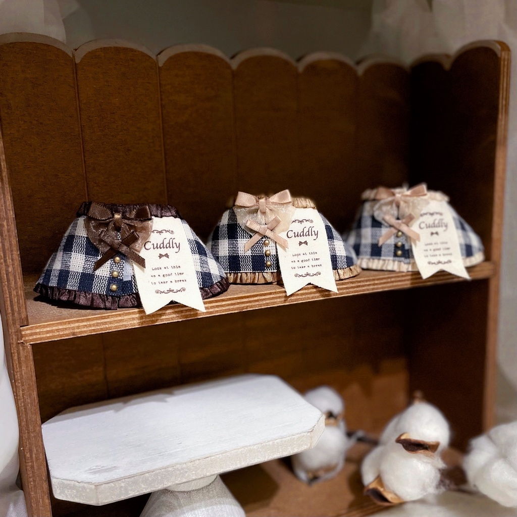 【にじぱぺっと】【ちびぐるみ】Navy Wrapping Poncho💙