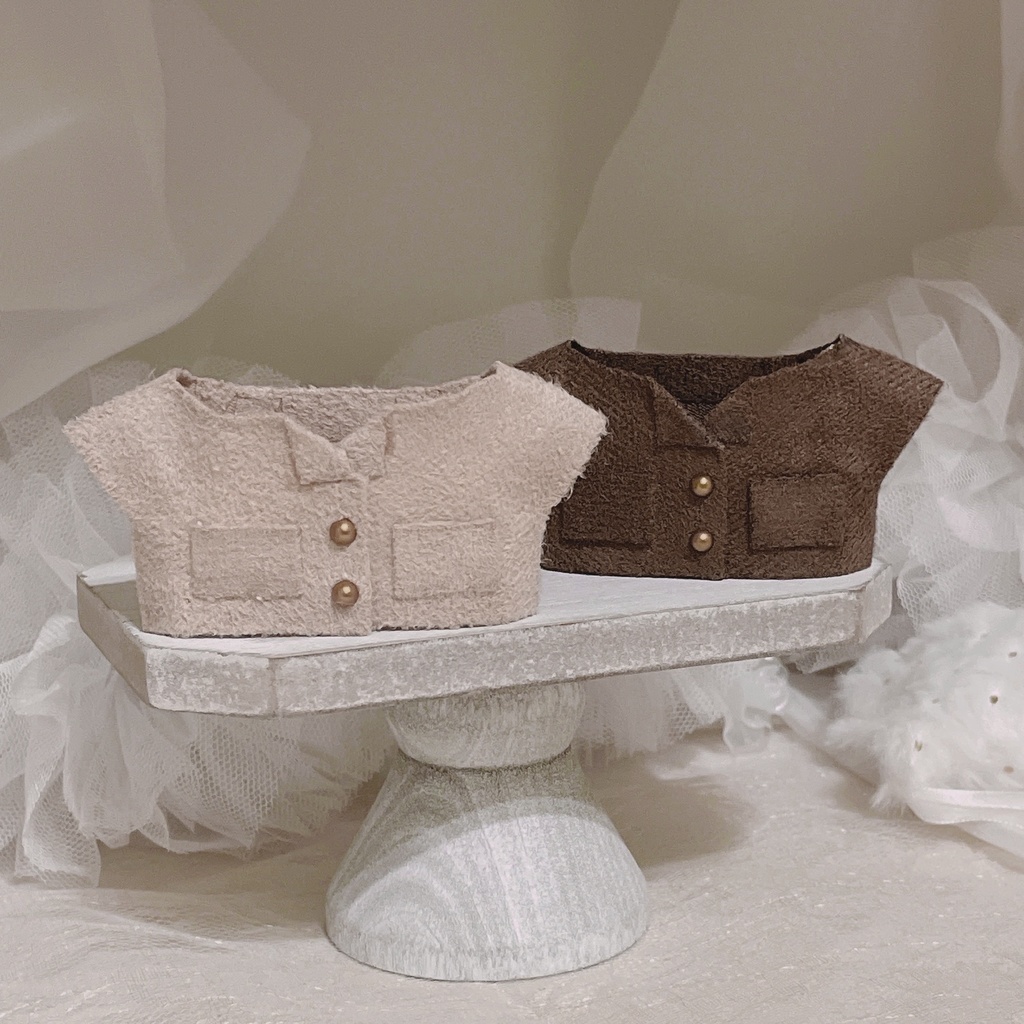 【にじぱぺっと】Suede Style Simple Jacket