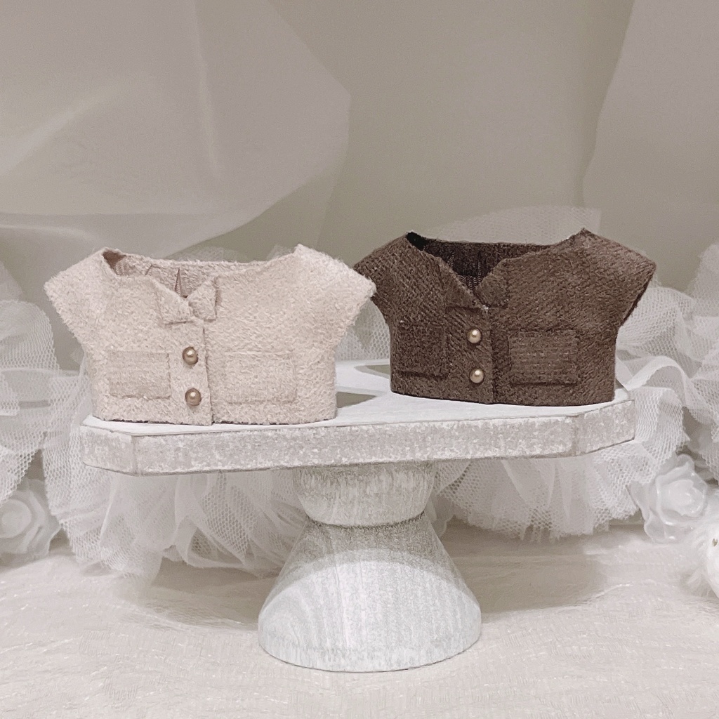 【にじぱぺっと】Suede Style Simple Jacket