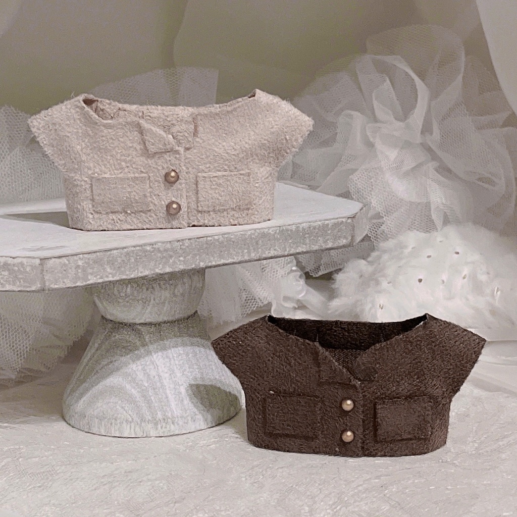 【にじぱぺっと】Suede Style Simple Jacket