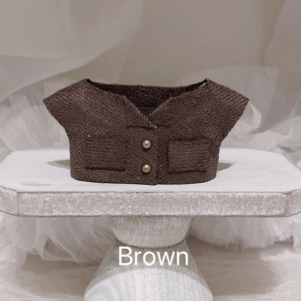 【にじぱぺっと】Suede Style Simple Jacket