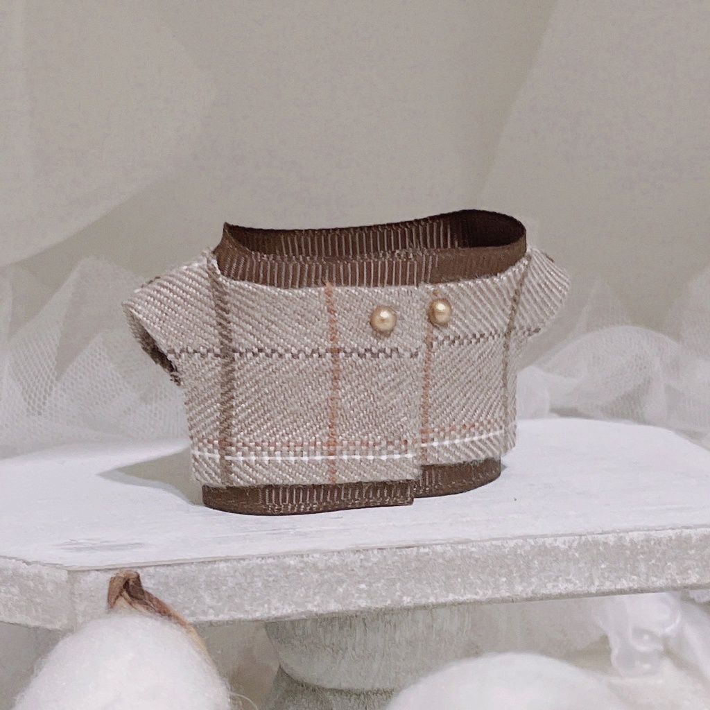 【にじぱぺっと】Checkered 2way Tops