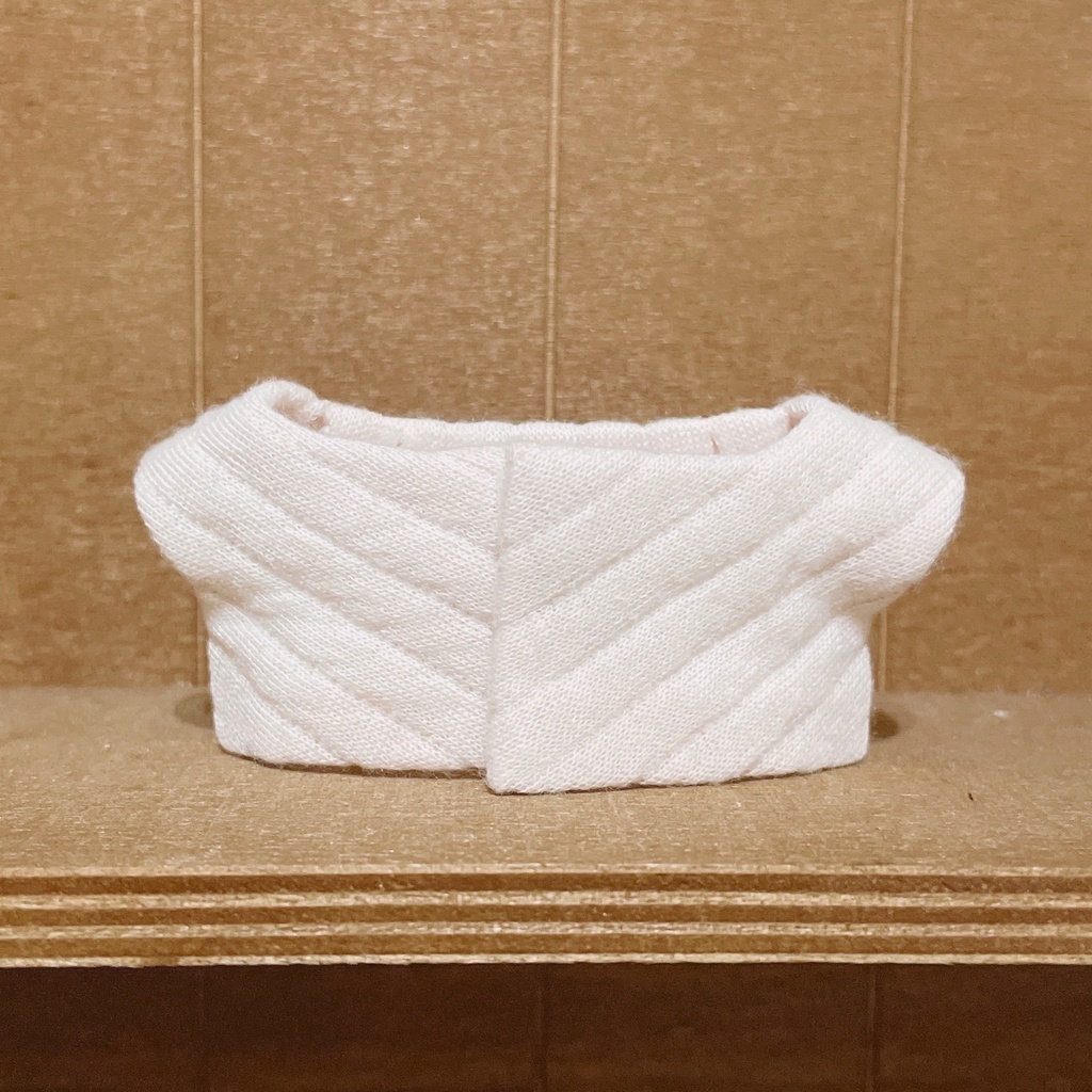 【にじぱぺっと】Fringe Scarf & Knit Tops Set