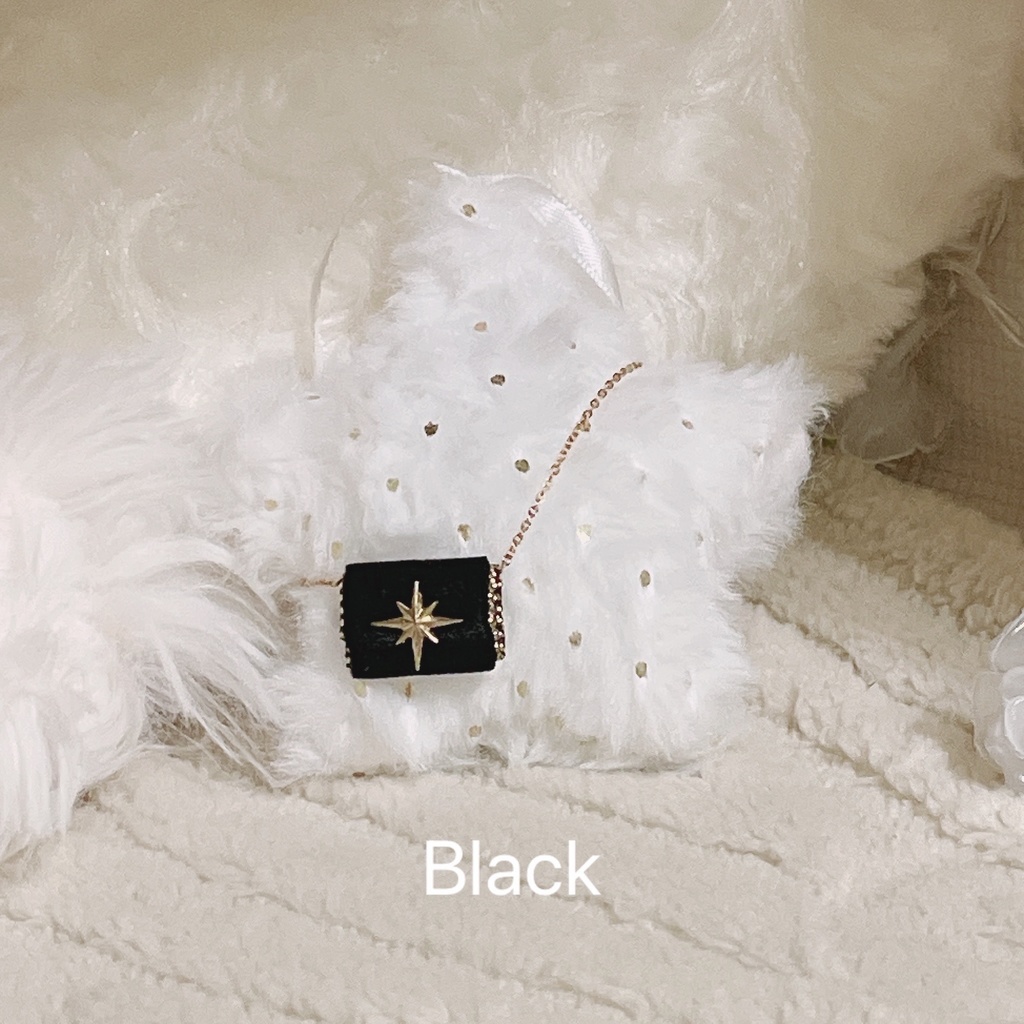 一等星のベロア風ポシェット