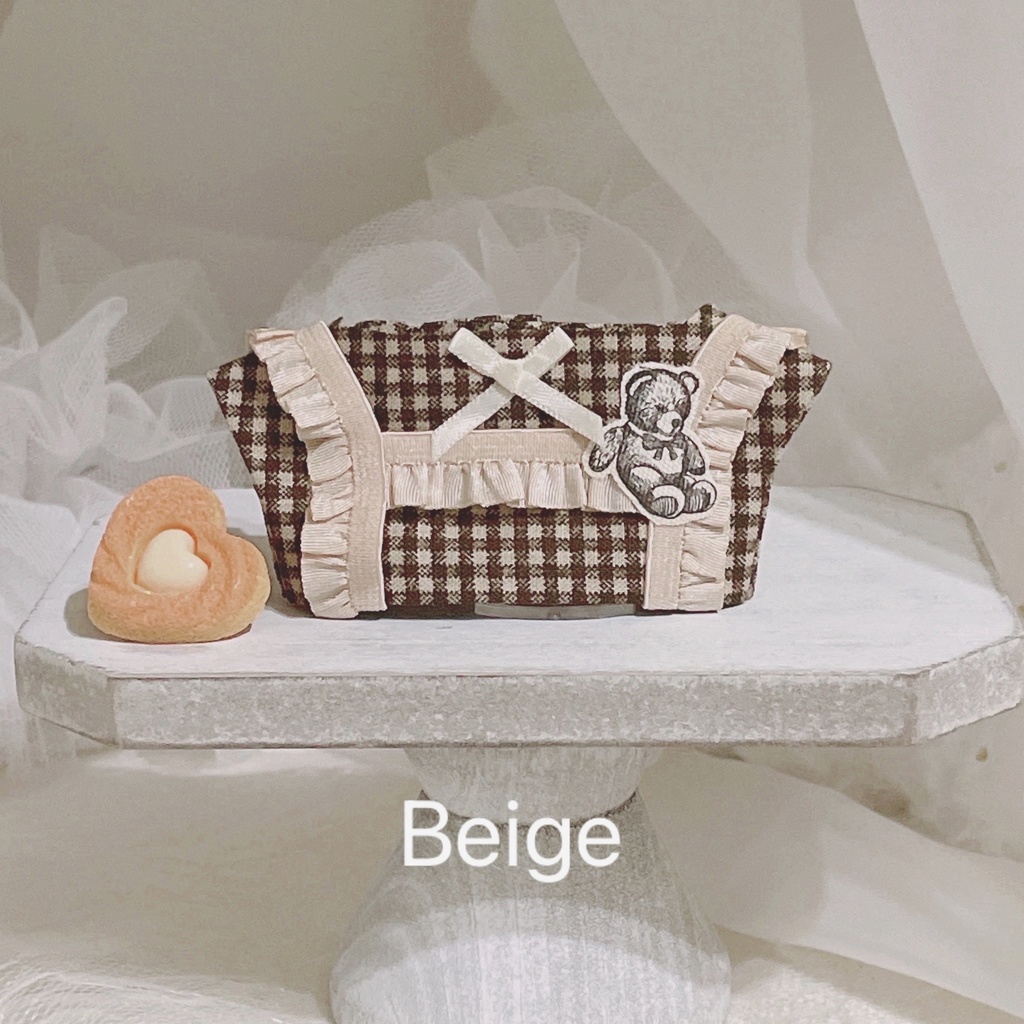 【にじぱぺっと】Teddy Bear Frill Deco Set🧸