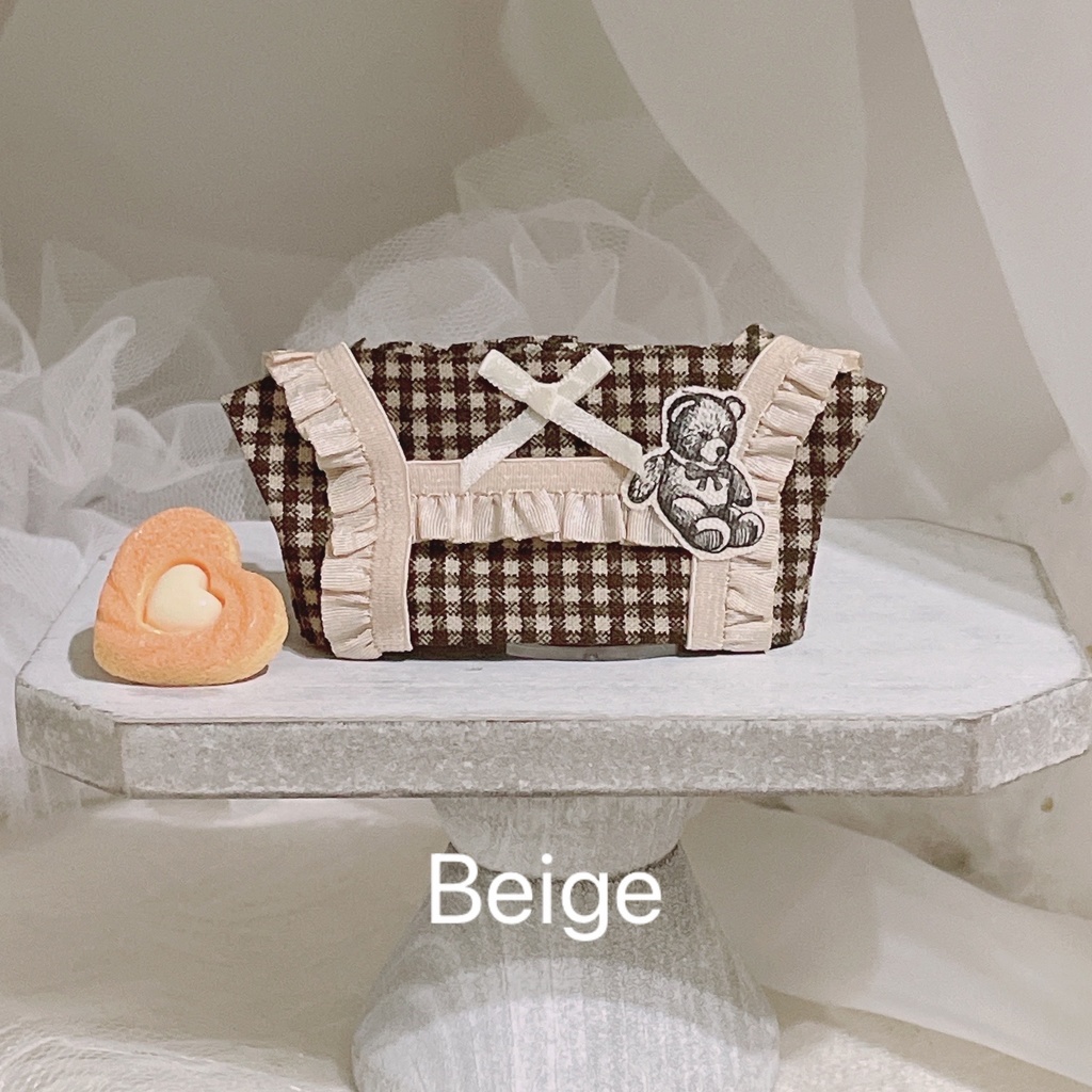 【にじぱぺっと】Teddy Bear Frill Deco Set🧸