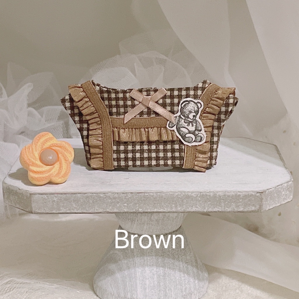 【にじぱぺっと】Teddy Bear Frill Deco Set🧸