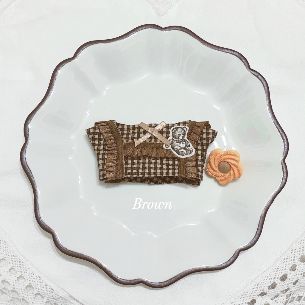 4/24 21:00【にじぱぺっと】Teddy Bear Frill Deco Set🧸