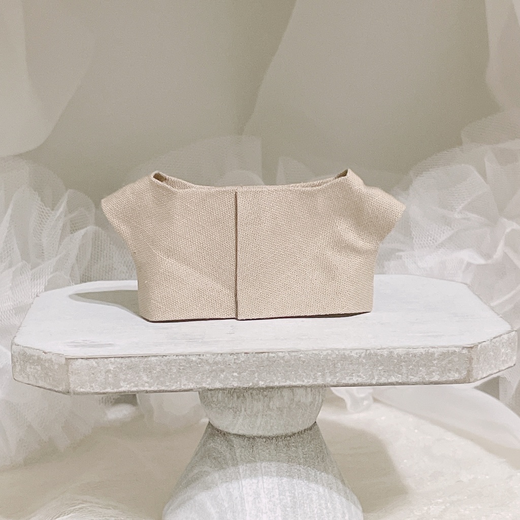 【にじぱぺっと】Brown Checkered Jacket & Tops Set