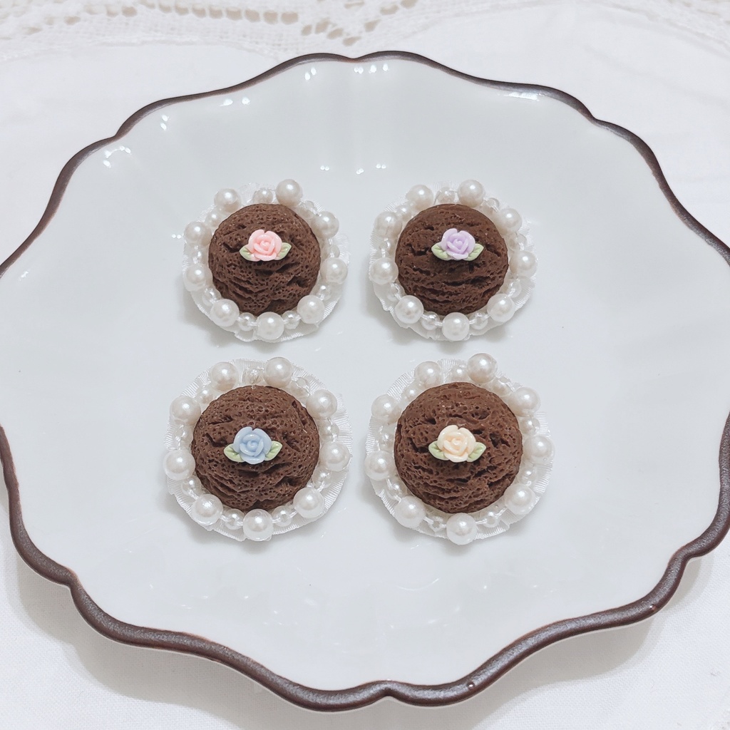 【ぬいぐるみ用】Sugar Ice Cream Headdress🤎(Chocolate)