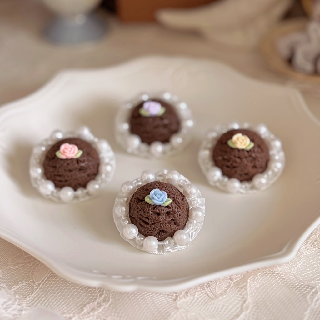 【ぬいぐるみ用】Sugar Ice Cream Headdress🤎(Chocolate)